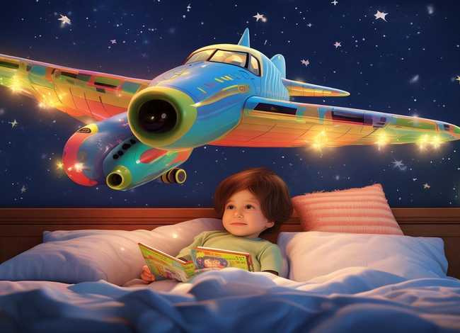 飞机故事儿童睡前故事（飞机故事幼儿睡前故事）