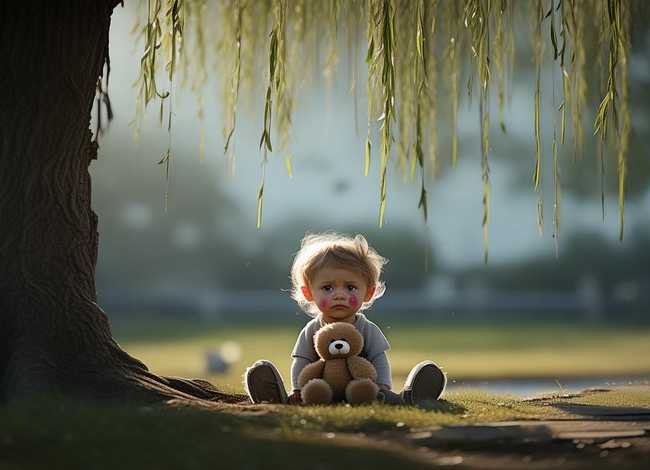 悲伤的故事儿童；幼儿悲伤的故事
