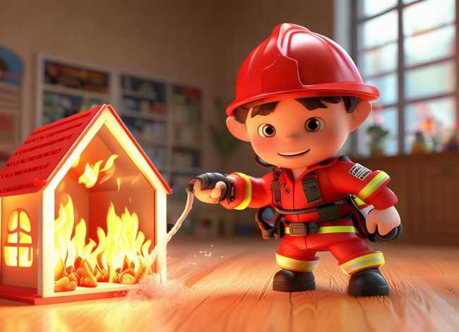 儿童故事消防员灭火 - 消防员灭火的故事