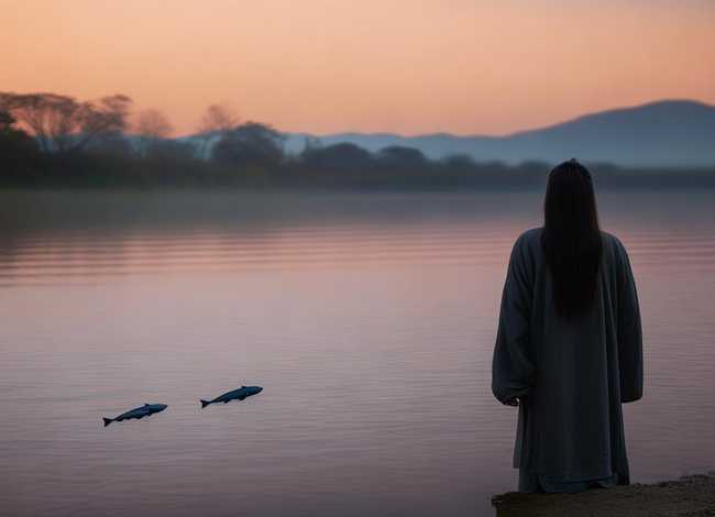 临渊羡鱼诗词，临渊羡鱼的上一句