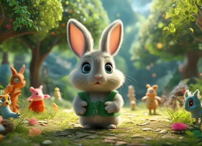 小灰兔找朋友儿童故事（小灰兔找朋友的故事）