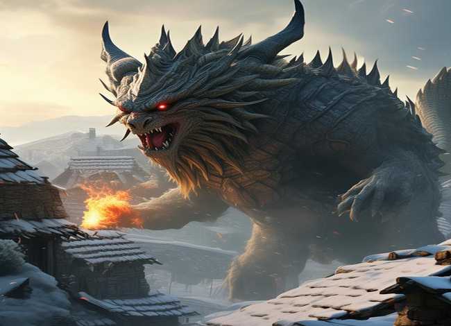 年兽的故事简短版 - 年兽的故事简短版图片