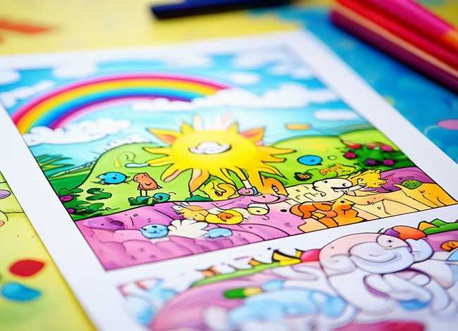 打印儿童填色画，儿童填色简笔画打印版