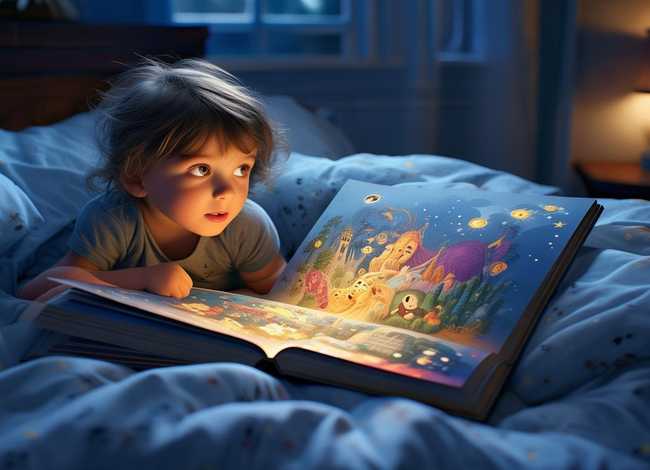 儿童睡前故事图片加文字，儿童睡前故事带字图片