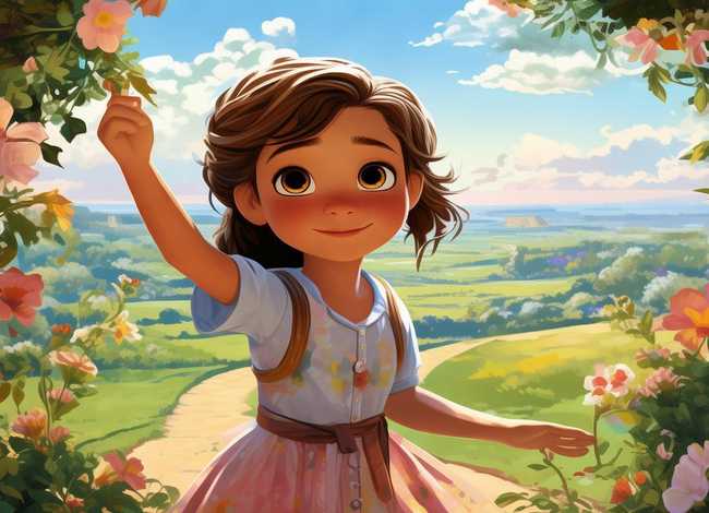 女儿童长大的励志故事（女儿的故事渐渐长大）