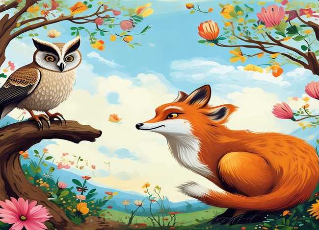 寓言故事和画（寓言故事和画画的区别）