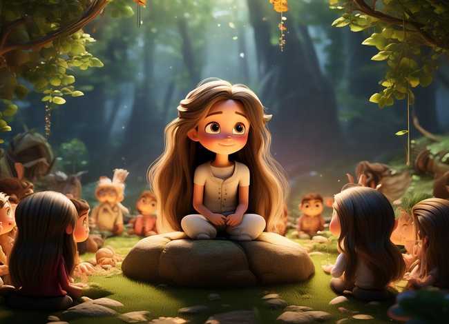 有个动画片里面有个女孩子讲故事（有个动画片里面有个女孩子讲故事叫什么）