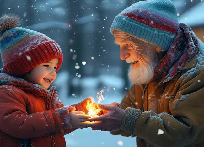 儿童故事演讲雪中送炭；中班幼儿雪中送炭故事教案