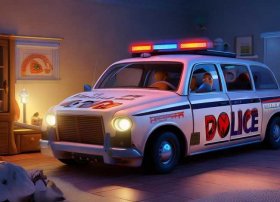 警车的故事儿童睡前故事，警车的故事 幼儿睡前