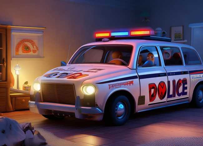 警车的故事儿童睡前故事，警车的故事 幼儿睡前