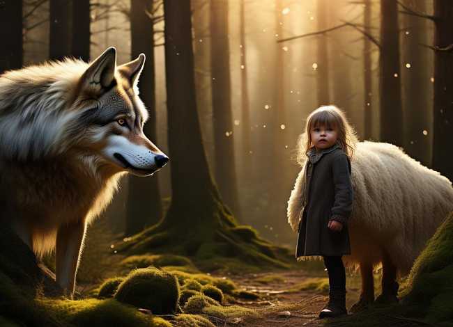 披着羊皮的狼儿童故事背景音乐 - 披着羊皮的狼创作背景故事