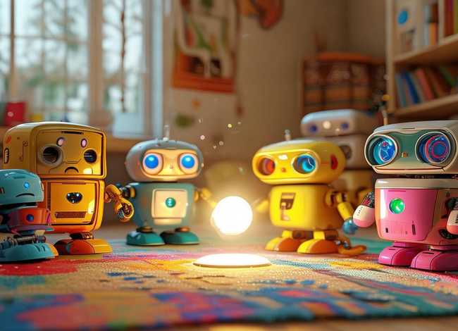 儿童故事机器人合集自动播放（机器人少儿故事）