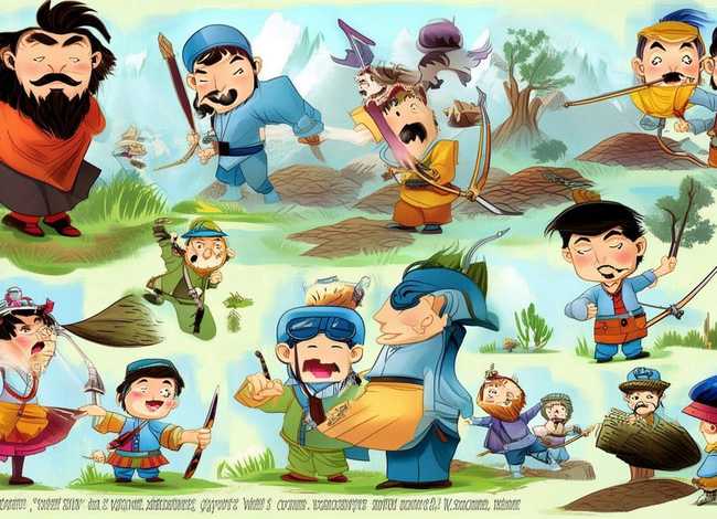 水浒人物儿童画 水浒传人物儿童画 水浒人物儿童画 水浒传人物儿童画