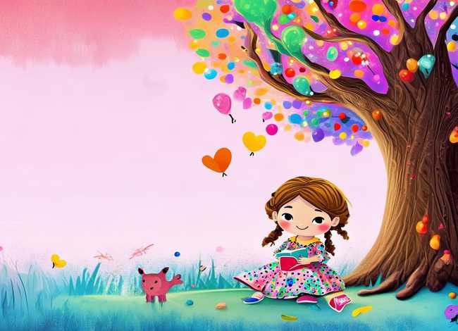 儿童绘画故事书尺寸 - 故事书绘画插图