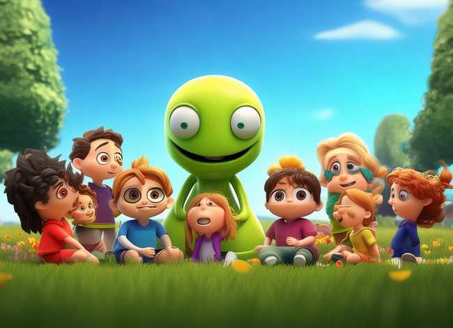 关于外星人的故事儿童版可以下载，关于外星人的儿童动画片