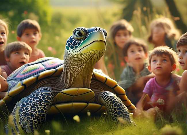 聪明的乌龟儿童小故事演讲 聪明的小乌龟讲故事比赛