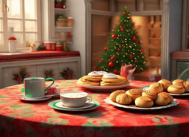 圣诞早餐图片，圣诞早餐图片真实