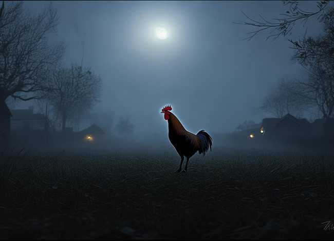 半夜鸡叫的故事原文 半夜鸡叫的故事原文与翻译