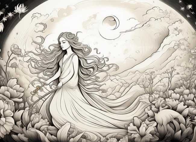 画神话故事，画神话故事简笔画