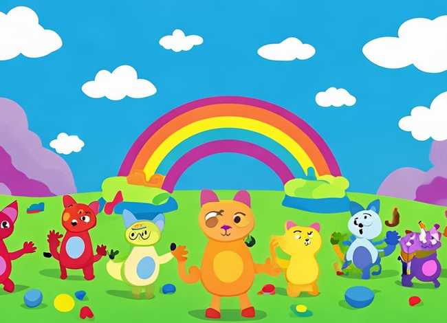 儿童故事颜色认知 - 儿童认知颜色的动画短片