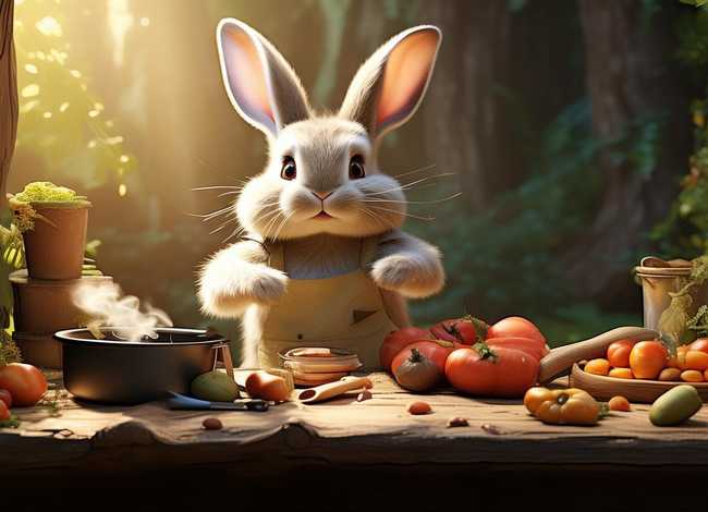 儿童故事小兔子当家 - 小兔当家绘本故事视频