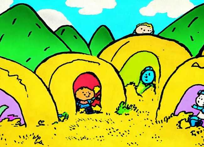 儿童地道战简笔画 地道战怎么画简笔画儿童版手抄报