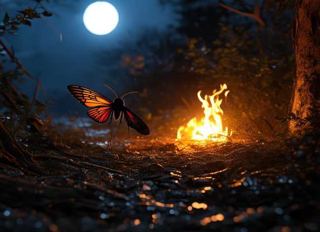 飞蛾扑火背后的故事（飞蛾扑火背后的故事视频）