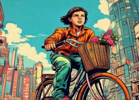 自行车的故事的漫画图，自行车的故事的漫画图片