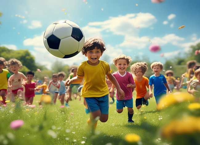 儿童踢球图片 - 儿童踢球图片怎么画
