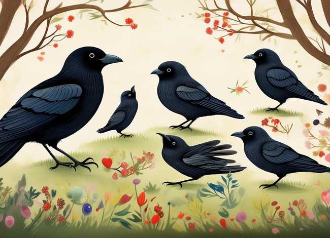 儿童乌鸦故事全集 - 乌鸦的幼儿故事
