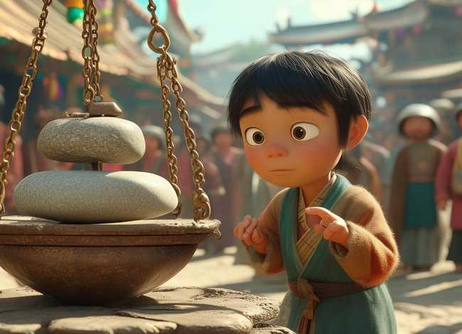 曹冲称象故事动画片，曹冲称象的故事动画片