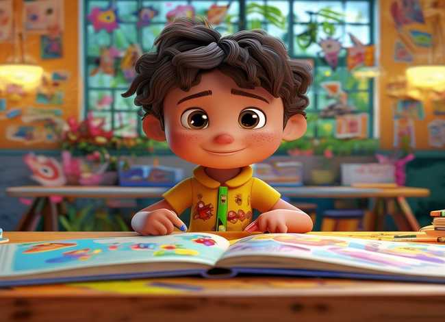 英语故事绘画图片，英语故事绘画图片四年级