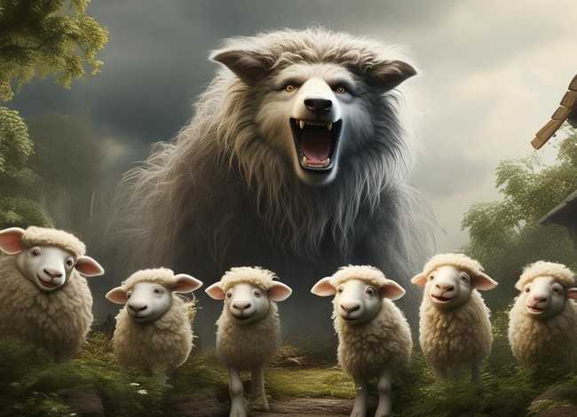 小羊和大灰狼的故事视频（七只小羊和大灰狼的故事视频）