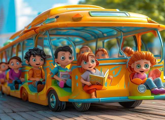 公交车儿童故事在线听 幼儿公交车的故事