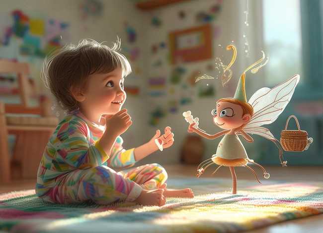 小朋友掉牙的故事（小朋友掉牙的故事图片）