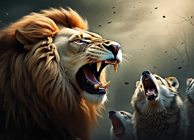 狮吼狼嚎成语 狮吼狼嚎成语怎么说