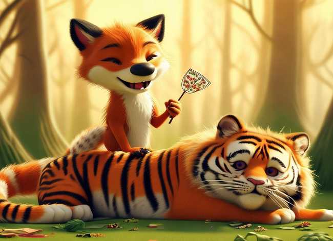 狐假虎威儿童故事 狐假虎威的幼儿故事