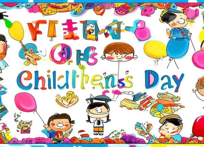 六一儿童英文手抄报简单 - 六一儿童英文手抄报简单漂亮