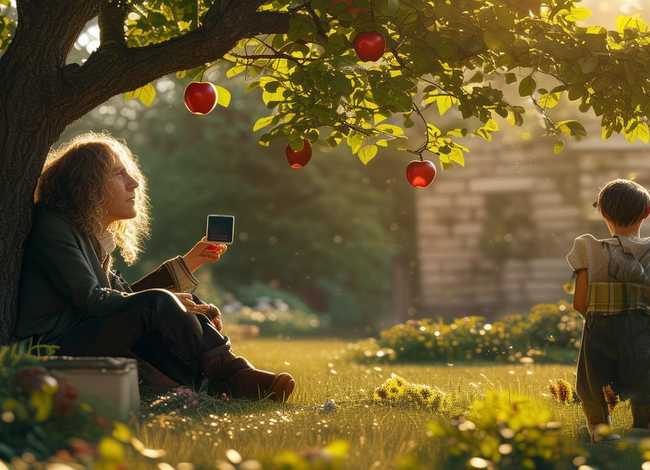 苹果的故事牛顿乔布斯，乔布斯关于苹果的故事