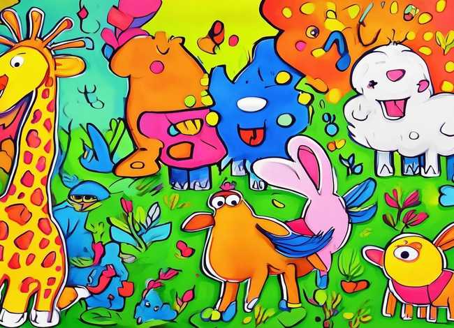 儿童动物画大全小视频、儿童动物画大全简单漂亮