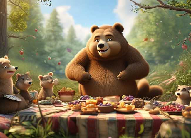 小熊请客故事内容（小熊请客完整故事内容）
