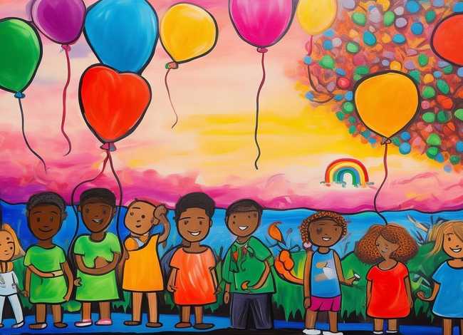 感恩主题儿童绘画 - 感恩主题儿童绘画图片