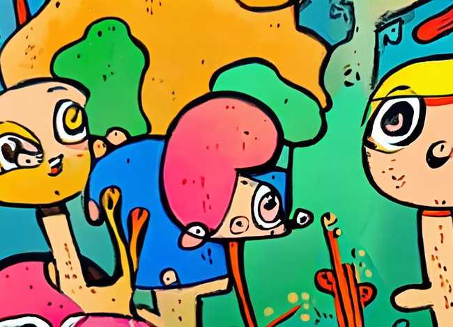 儿童故事插画连环画 - 幼儿故事简笔画连环画20张