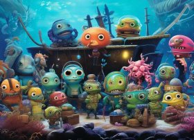 海底小纵队动画片故事书，海底小纵队的故事动画片