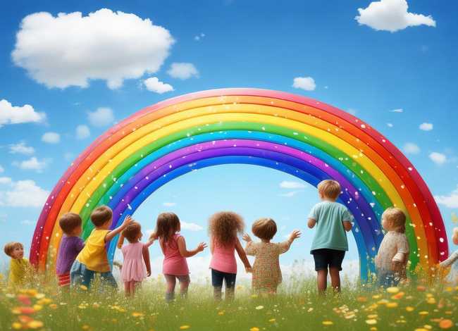 幼儿故事彩虹 - 幼儿园关于彩虹的故事