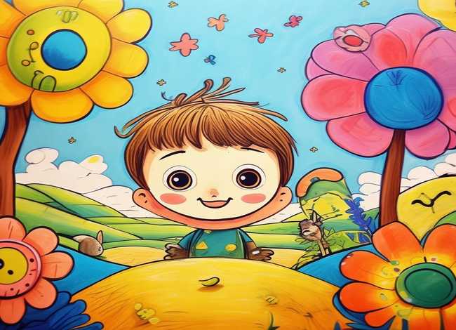 手绘儿童故事简短34岁 - 幼儿手绘故事简单的