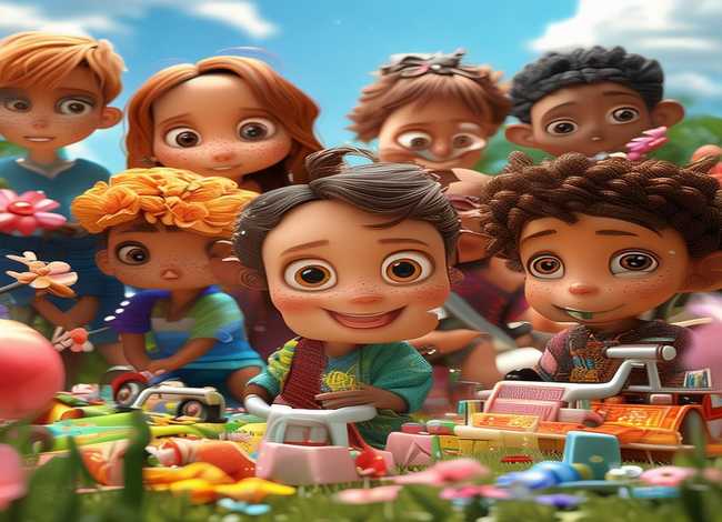 儿童人物大全；儿童人物图画大全可爱