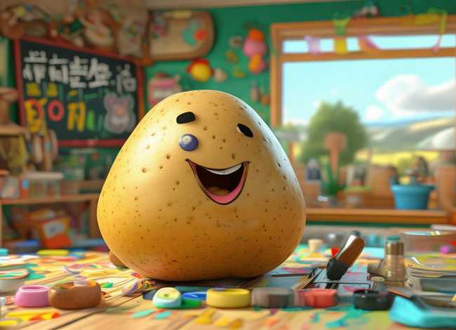 土豆创意故事，土豆创意故事图片
