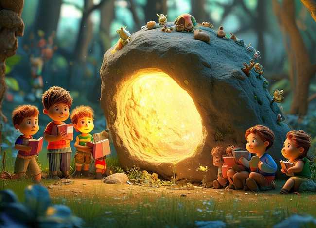 儿童故事图片配图（儿童故事图片配图朗读）