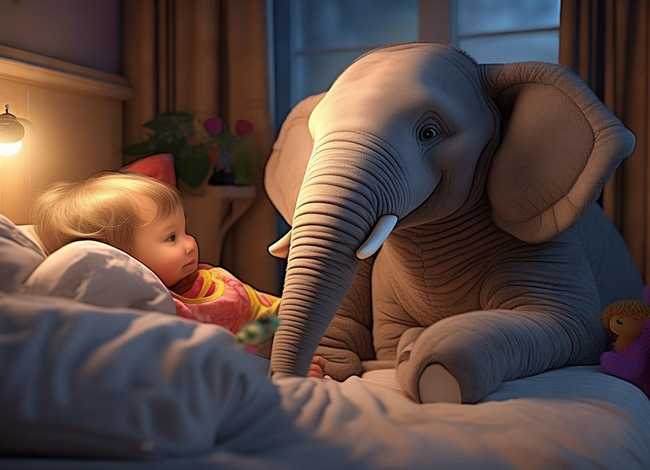 儿童睡前大象故事3岁；大象睡前故事文字版